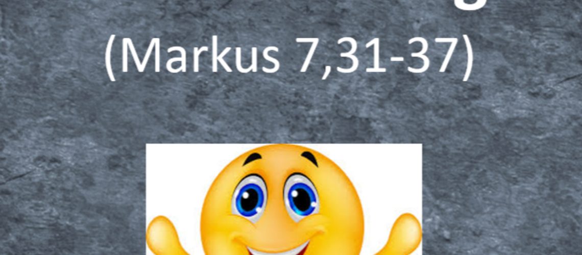 29: Markusevangelium 29 – Alles macht ER gut!